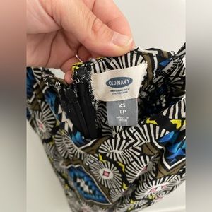 Ok Navy casual dress A- Line v neck size XS